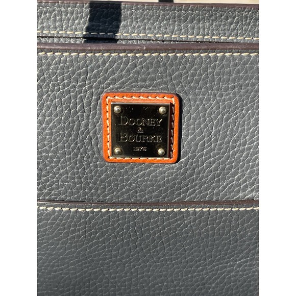 Dooney & Bourke Pebble Grain Small Lexington Shopper Midnight Blue - Picture 2 of 7